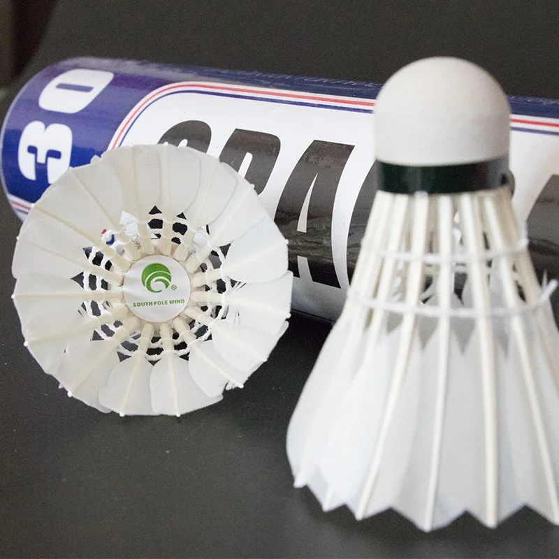 12 pçs/set de badminton 20/30/ - Feather Shuttlecock avaliação e preço