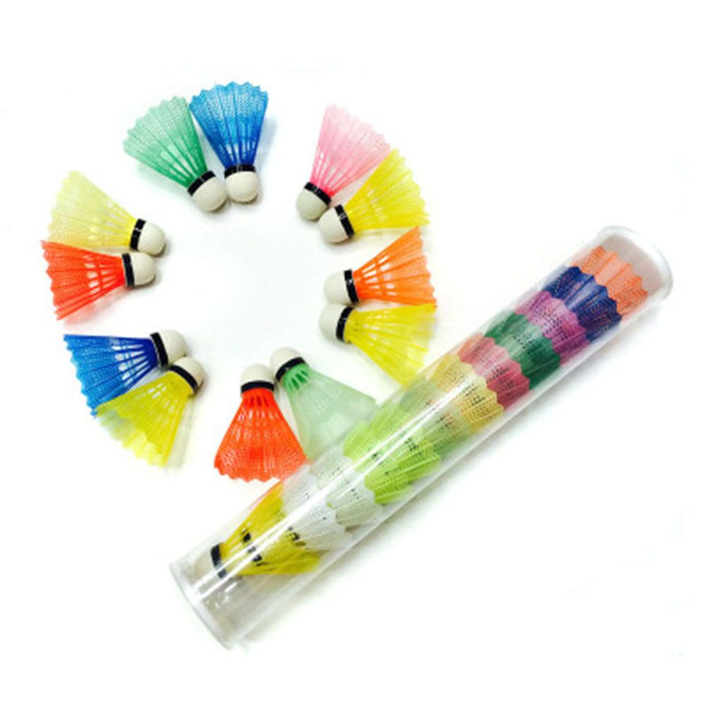 12 unidades de bolas de badmin - Badminton Shuttlecock avaliação e preço