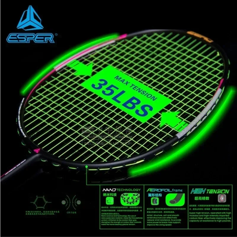 Raquete de badminton Speed Exp - Badminton Racket Carbon avaliação e preço