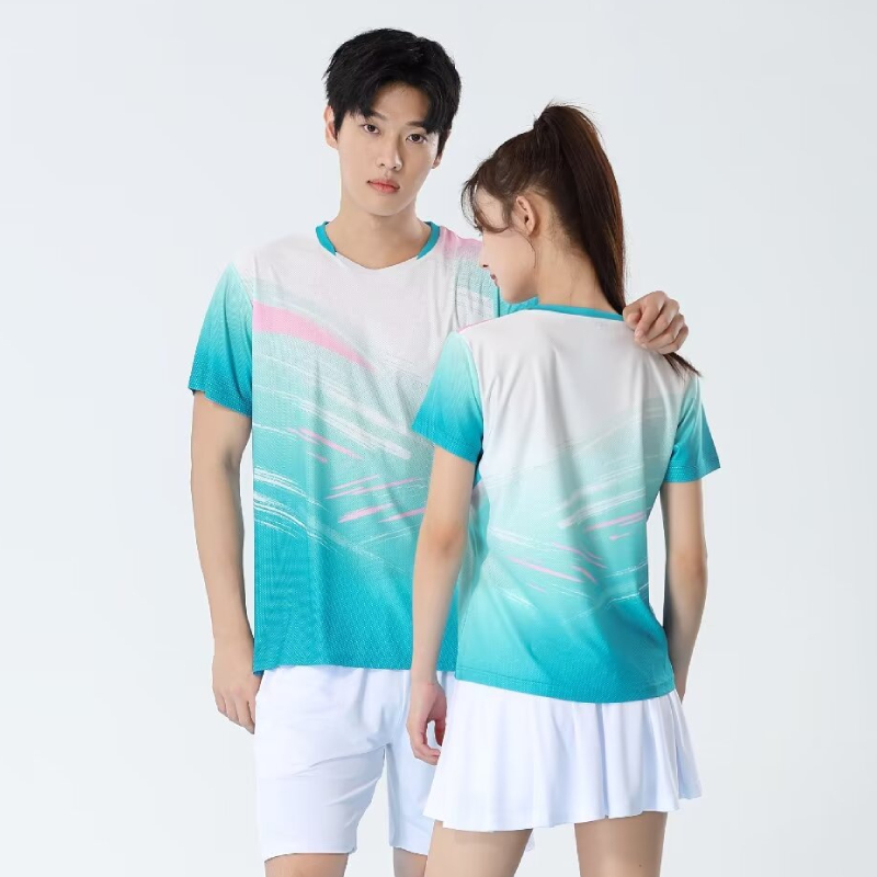 Camiseta unissex de tênis de m - Badminton Jersey avaliação e preço